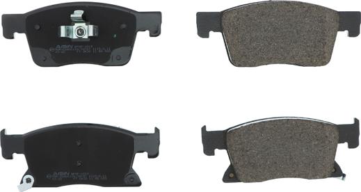 AISIN BPOP-1019 - Brake Pad Set, disc brake parts5.com