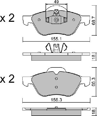 AISIN BPRE-1016 - Jarrupala, levyjarru parts5.com