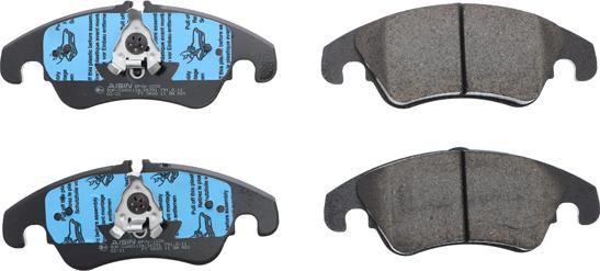 AISIN BPVW-1038 - Brake Pad Set, disc brake parts5.com