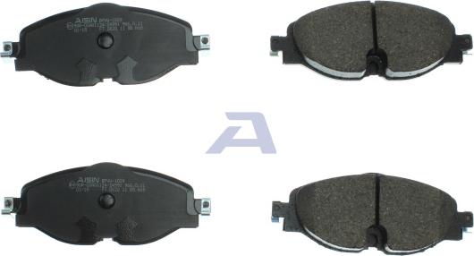 AISIN BPVW-1029 - Brake Pad Set, disc brake parts5.com