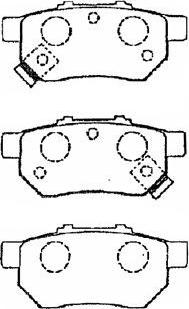 AISIN C2N022 - Σετ τακάκια, δισκόφρενα parts5.com