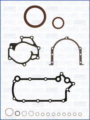 Ajusa 54143000 - Komplet tesnil, ohisje (blok) motorja parts5.com