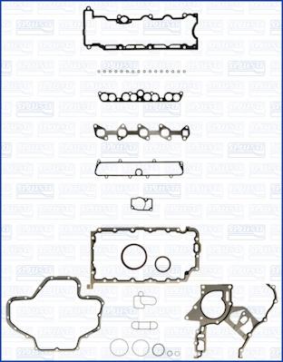 Ajusa 51016400 - Popoln komplet tesnil, motor parts5.com