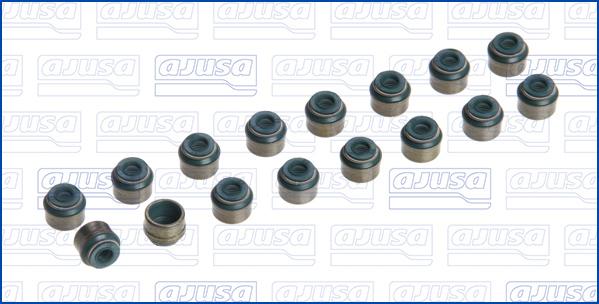 Ajusa 57042000 - Zestaw uszczelniaczy, trzonek zaworu parts5.com