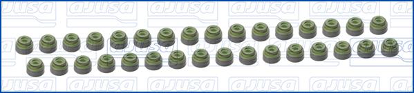 Ajusa 57019900 - Tömítéskészlet, szelepszár parts5.com