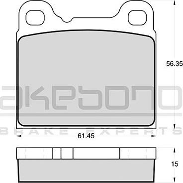 KRAFT AUTOMOTIVE 6016320 - Komplet kočnih obloga, disk kočnica parts5.com