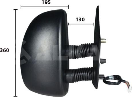 Alkar 9257961 - Oglinda exterioara parts5.com