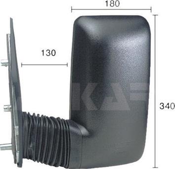 Alkar 9209977 - Oglinda exterioara parts5.com