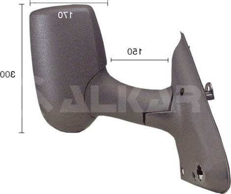 Alkar 9238960 - Rétroviseur extérieur parts5.com