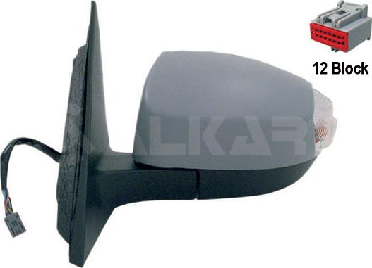 Alkar 9229375 - Retrovisor exterior parts5.com