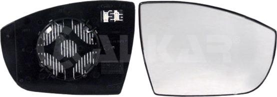 Alkar 6412134 - Cristal de espejo, retrovisor exterior parts5.com