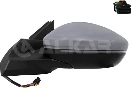 Alkar 6143313 - Outside Mirror parts5.com