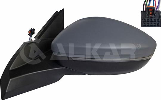 Alkar 6139313 - Outside Mirror parts5.com