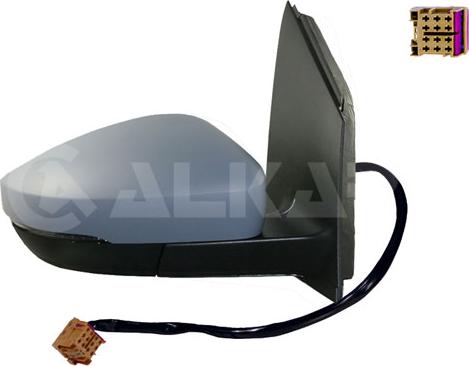 Alkar 6138123 - Oglinda exterioara parts5.com