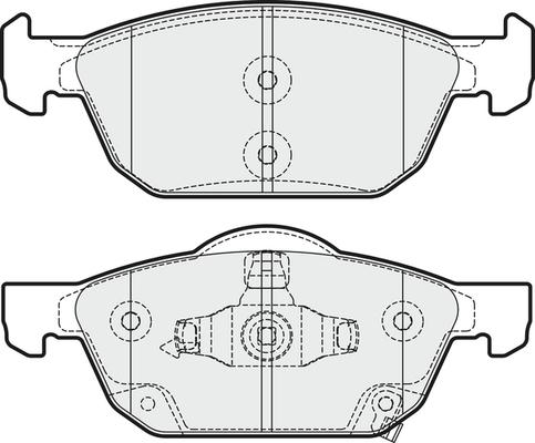 Valeo 302468 - Тормозные колодки, дисковые, комплект parts5.com