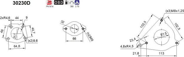 AS 30230D - Katalizator parts5.com