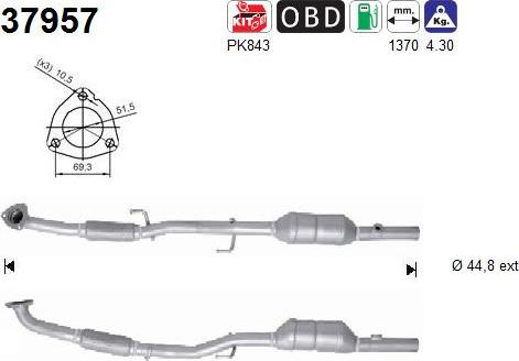 AS 37957 - Katalizátor parts5.com