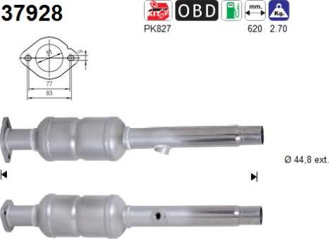 AS 37928 - Katalizator parts5.com