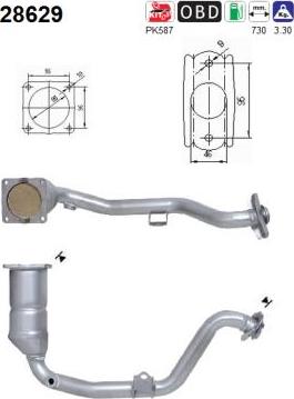 AS 28629 - Katalyzátor parts5.com