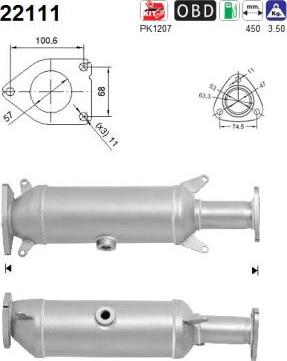 AS 22111 - Katalyzátor parts5.com