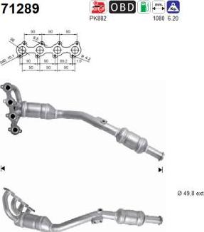 AS 71289 - Katalyzátor parts5.com