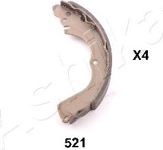 Ashika 55-05-521 - Zestaw szczęk hamulcowych parts5.com