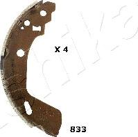 Ashika 55-08-833 - Set saboti frana parts5.com