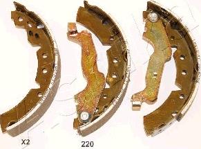 Ashika 55-02-220 - Set saboti frana parts5.com