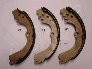 Ashika 55-07-798 - Brake Shoe Set parts5.com