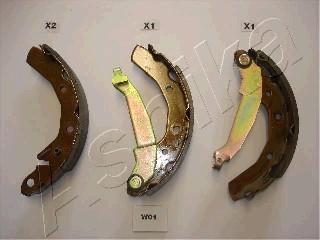 Ashika 55-W0-001 - Brake Shoe Set parts5.com