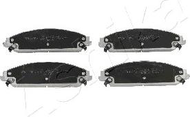 Ashika 50-09-911 - Brake Pad Set, disc brake parts5.com