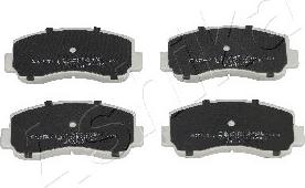 Ashika 50-05-502 - Brake Pad Set, disc brake parts5.com