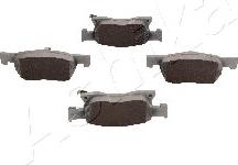 Ashika 50-00-0091 - Brake Pad Set, disc brake parts5.com