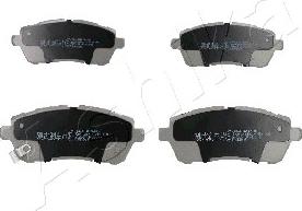 Ashika 50-03-343 - Brake Pad Set, disc brake parts5.com