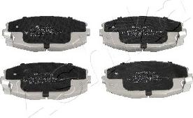 Ashika 50-02-245 - Brake Pad Set, disc brake parts5.com