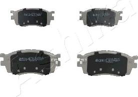 Ashika 50-0K-K12 - Brake Pad Set, disc brake parts5.com