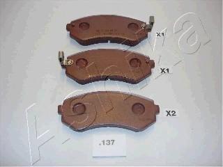 Ashika 51-01-137 - Set placute frana,frana disc parts5.com