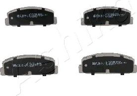 Ashika 51-03-302 - Brake Pad Set, disc brake parts5.com