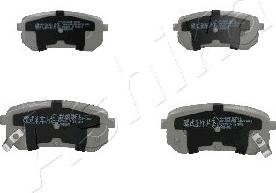 Ashika 51-0K-004 - Brake Pad Set, disc brake parts5.com