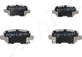 Ashika 51-0K-K12 - Brake Pad Set, disc brake parts5.com