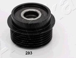 Ashika 130-02-203 - Koło pasowe, alternator parts5.com