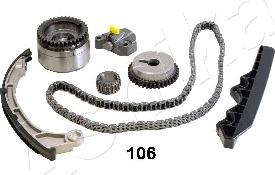 Ashika KCK106V - Vezérműlánc készlet parts5.com