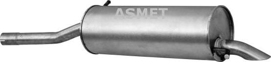 Asmet 09.094 - Tłumik końcowy parts5.com