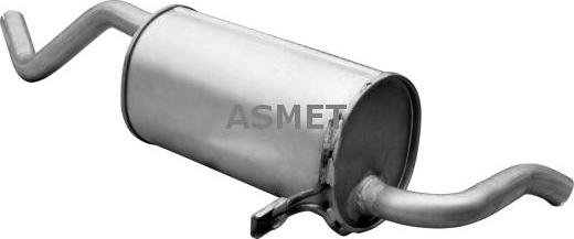 Asmet 10.130 - Tłumik końcowy parts5.com