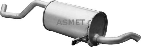 Asmet 10.132 - Tłumik końcowy parts5.com