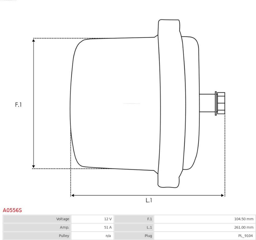 AS-PL A0556S - Generator / Alternator parts5.com