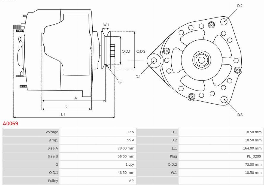 AS-PL A0069 - Alternator parts5.com