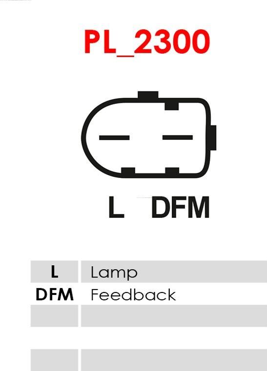 AS-PL ARE0073 - Krmilnik alternatorja (regler) parts5.com