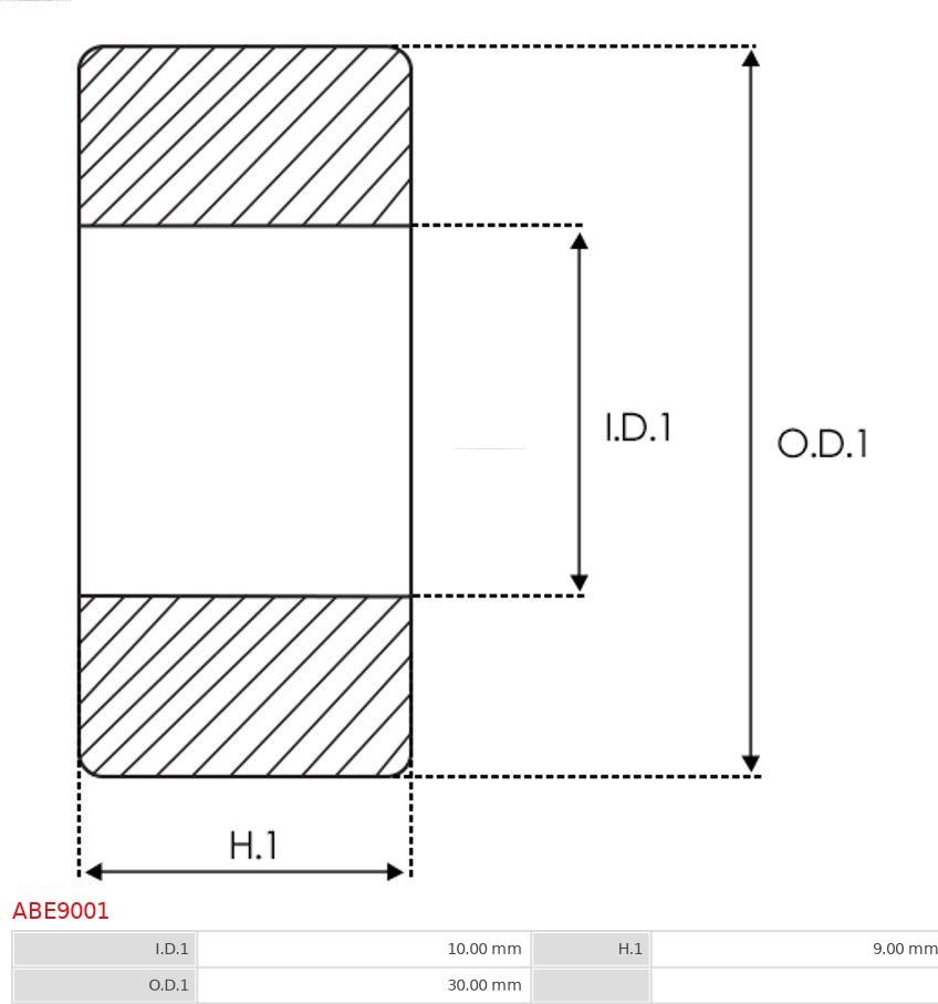 AS-PL ABE9001 - Cojinete parts5.com