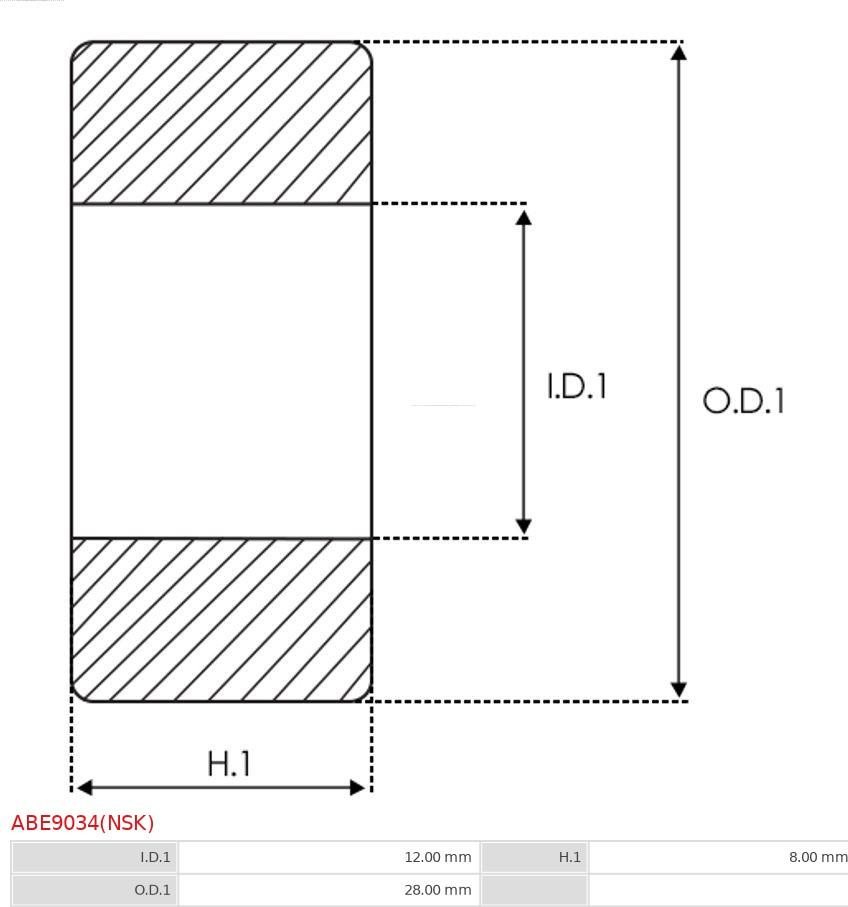 AS-PL ABE9034(NSK) - Lagar parts5.com